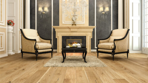 Dřevěná podlaha má přirozený vzhled a skvělé vlastnosti