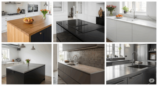 Průvodce výběrem kuchyňské pracovní desky: Materiály, výhody, nevýhody a ceny