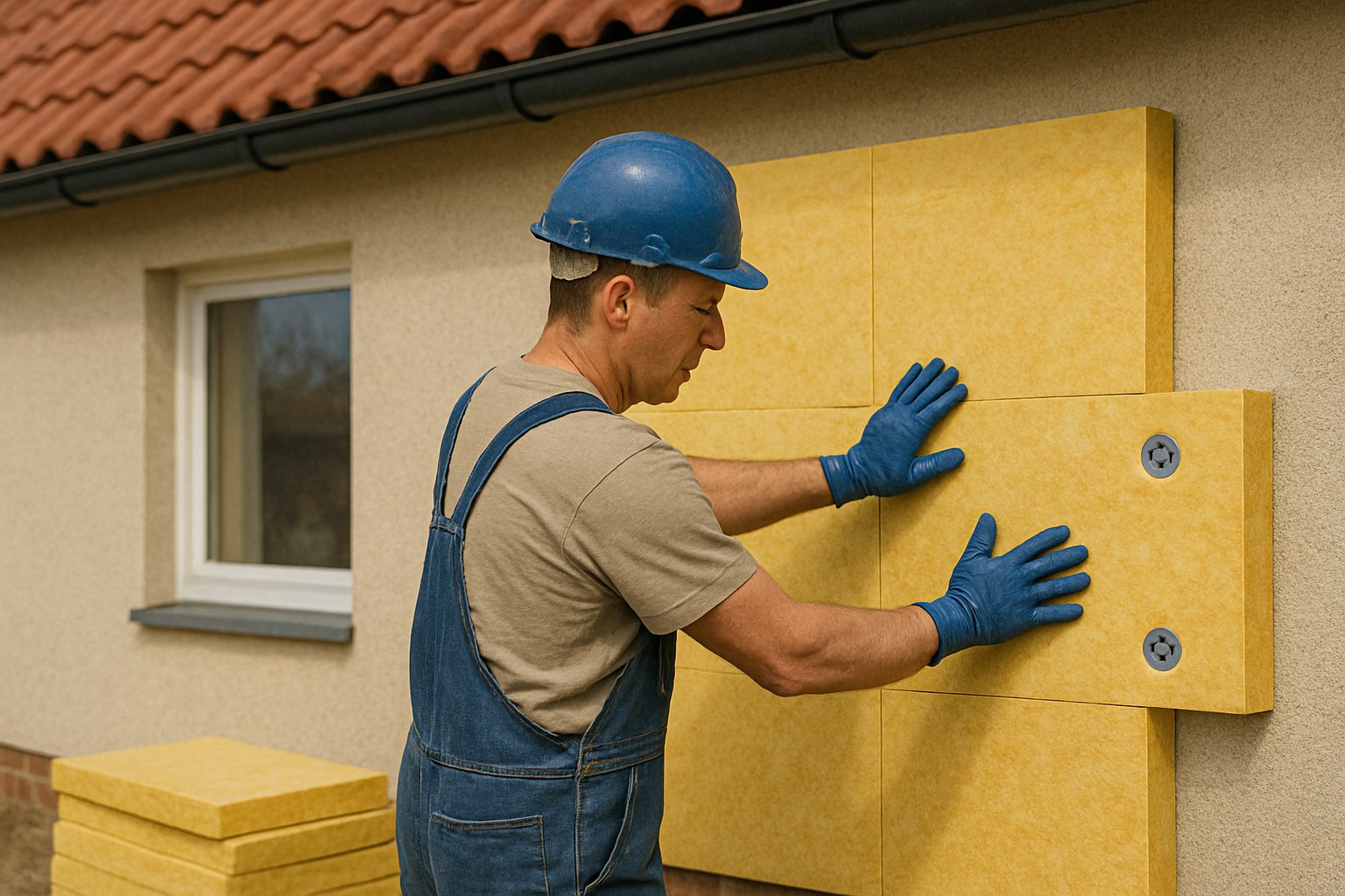 A_photograph_construction_worker_insulation
